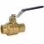 2" Female Solder Cup Forged Brass 600 psi SFP600A Series 2-Piece Ball Valve | VLZBV020C