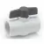 3" Slip White PVC 150 PSI Ball Valve | VLPBV030S