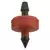 Netafim Self Piercing Pressure Compensating Emitters w/ Internal Check Valve - 2.0 GPH (Red) (25/Cs) [SPCV20-25]