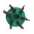 1/2" Inlet FIPT 0 to 20 gph Black/Green Adjustable 6-Outlet Bubbler | AGFMFBA