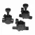 1" FNPT Black Glass-Filled Zytel 20 - 150 psi 260 Series Straight Electric In-Line with Flow Control Globe Valve | TOL2600604