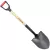 Tempered Steel Blade 16 ga 30" Ash Wood Handle Round Point Shovel | CORSS26010