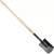 Tempered Steel Blade 15 ga 48" Ash Wood Handle Garden Spade | CORSS29000