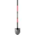 4" Tempered Steel Blade 14 ga Fiberglass Handle Hollow-Back Round Point Shovel | CORSS30020
