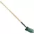 6" Steel Blade 13 ga Northern Ash Wood Handle 35 Degrees General Purpose Trenching Shovel | CORSS64106