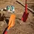 4" Steel Blade 14 ga Fiberglass Handle Curved Trenching Shovel | CORSS64714