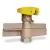 1" NPT Red Solid Brass 1-Slot Anti-Rotation Quick-Coupling Valve | BUKQB44LRCAR10