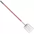 Tampered Steel Blade 54" Aluminum with Vinyl Sleeve Handle 5-Tine Manure Fork | CORFK72065