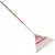 24" Powder Coated High Carbon Steel Blade 54" Aluminum Handle 24-Tine Spring Brace Rake |  RK 24061