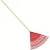 Red Poly Blade 24", 26-Tine Leaf Rake, 48" Wood Handle | CORRK25024
