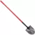 Tempered Steel Blade 14 ga 48" Fiberglass with Poly Jacket Handle Closed-Back Round Point Shovel | CORSS60020