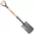Tempered Steel Blade 14 ga 30" Northern Ash Wood Handle Closed-Back Nursery/Garden Drain Spade | CORSS63010