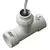 Wired 1/2" White PVC FSI-T Series 2 Wire Flow Sensor | FSIT15001