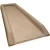 23.5" x 11" x 2" Plastic Green Universal For Any Type of Downspout Splash Block | GEN19581
