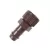 Hunter Cap, 17 Mm X 1/2" Barb X Mipt Brown Polypropylene Barb To End | PLDCAP