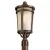 150 W Medium A21 Incandescent Brownstone Cast Aluminum Post Light | KIC49074BST