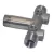 1" x 3/4" MIP x FIP 304 Stainless Steel Short with (2) 1/2" Drain Hole Tank Tee | MRLSSAT1002S
