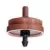 0.16 to 0.17" Inlet Barb x NIPS 1 gph Black Point Source Pressure Compensating TechFlow Drip Emitter | NETWPC10