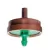 0.16 to 0.17" Inlet Barb x NIPS 2 gph Green Point Source Pressure Compensating TechFlow Drip Emitter | NETWPC20