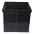 12" x 12" Square 2-Outlet Black with Outlet For 12" Square Catch Basins Riser | NDS1217