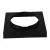 9" x 9" Square Black Low-Profile For 1242/1243/1245/1266 9" Catch Basin Series Adapter | NDS930