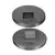 4" Brass Square Countersunk Plug | PAS1857