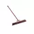 24" Stiff Bristle 60" Red Powder Coated Aluminum Handle Wonder Broom | STR82624