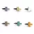 1/2" or 3/4" Self-Piercing Barb 24 gph Plastic Orange PC Series Pressure Compensating Medium Flow 1-Outlet Drip Emitter | RBXPC24