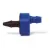 1/2" or 3/4" x 1/4" Self-Piercing Barb x Barb 0.5 gph Plastic Blue XB Series Pressure Compensating Low Flow 100/Inner Carton Drip Emitter | RBXXB05BULK