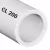 4" x 20' CL 200 SDR-21 Bell End White PVC Pressure Pipe