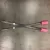 4" x 5" Pink Glo 30" Stem No Logo 100/Bundle Marking Flag | FLG4X5PINK30