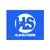 Blue Glow Irrigation Marking Flag, w/HLS Outdoor Logo 4 x 5" 100/Bag | 4521BGBK39830