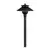 PL Series Die-CAST Aluminum With 18" Riser, No Lamp Path Light, FLat Black | PLNL18RFB