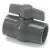 1" FIPT Gray PVC 150 psi 491 Series Compact Ball Valve | CNLV10791N