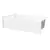 2" 60" x 36" x 18" AcrylX Applied Acrylic White 1-Piece Soaker Everyday Series with Left Drain Bathtub | AQT6036SMINLWH
