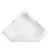 2" 59-1/2" x 59-1/2" x 21-1/2" Cast Acrylic White 1-Piece Soaker Preakness - Elements Series with Center Front Drain Bathtub | AQT9560620V