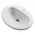 21" x 17-7/4" x 8-1/8" Vitreous China White 1-Hole Maxwell Series Self Rimming Bathroom Sink | GBR12831CH