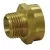 3/4" x 1/2" FHT x MPT Brass Garden Hose Adapter | JSCG20015