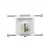 8.63" White Plastic Galvanized Steel Bracket Copper Tailpiece Fire-Rated Low Lead Ice Maker Outlet Box | OTY39121