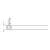 2.271" x 2.147" Galvanized Steel 525-PB Series with 1 Plastic Bend Support For 16" Stud Bays L-Bent Bracket | SIO525161PBL