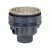 2" x 3" Round PVC Gray 832 Series Floor Drain Adjustable Complete Assembly | SIO83225PNR
