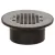 2" x 3" Hub ABS 840 Series Solvent Weld Floor Drain | SIO8402A