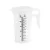 128 oz Polypropylene Natural Chemical Measuring Pitcher