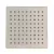 1/2" 6" x 6" x 1-31/32" Brushed Nickel Bronson Series Square Raincan Showerhead | PPF973183J