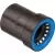 1" Push x Socket Blue ABS/Stainless Steel and EPDM Seal Adapter | BLK37689