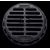ADS Grate, Inline Round Ductile Iron Black 10" | DFE1099CGS