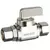 3/8" Compression Chrome-Plated Lead-Free Brass Straight Retrofit Valve | DHL5114131