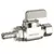 3/8" PEX Crimpex x OD Compression Chrome-Plated Lead-Free Brass Straight Stop Valve | DHL511PX231
