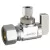 5/8" x 1/4" Copper Compression Chrome-Plated Lead-Free Brass Angled Stop Valve | DHL6113330
