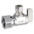 1/2" x 3/8" FIP x Compression Chrome-Plated Lead-Free Brass Angled Stop Valve | DHL6115331
